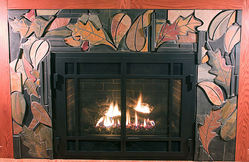 Autumn Fireplace 