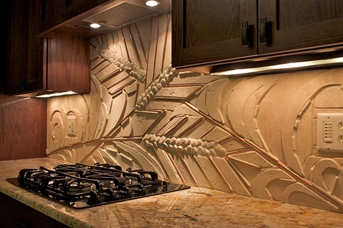 Wheat Backsplash